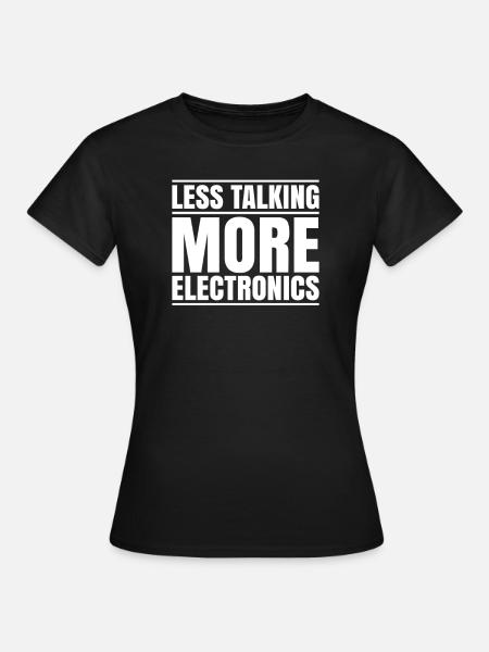 Electronics Electrician Electrician Lineman - Women's T-Shirt - black