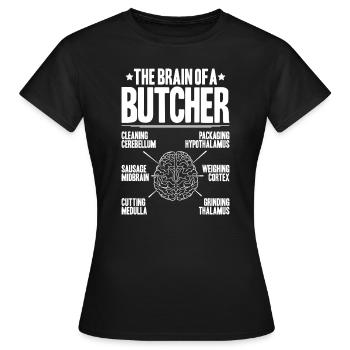 Boucher boucher boucher - T-shirt Femme - noir - Devant - AI Model Female 172 dark (172cm)