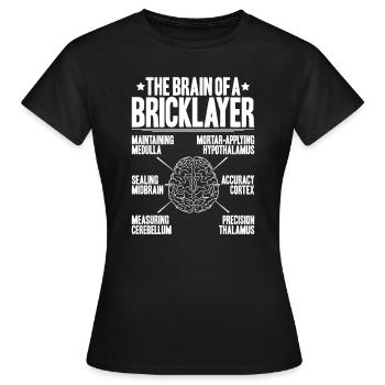 Maître Maçonnerie Maçonnerie Maçon Maçon - T-shirt Femme - noir - Devant - AI Model Female 172 dark (172cm)