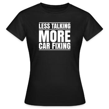 Mécatronicien automobile Mécanicien automobile Mécanicien automobile - T-shirt Femme - noir - Devant - AI Model Female 172 dark (172cm)
