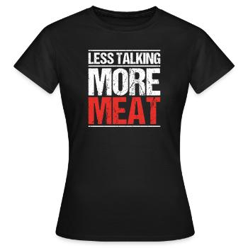 Carnivore Diät Carnivore Ernährung Carnivore Diet - T-shirt Femme - noir - Devant - AI Model Female 172 dark (172cm)