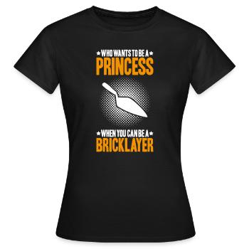 Maître Maçonnerie Maçonnerie Maçon Maçon - T-shirt Femme - noir - Devant - AI Model Female 172 dark (172cm)