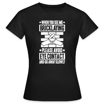 Maître Maçonnerie Maçonnerie Maçon Maçon - T-shirt Femme - noir - Devant - AI Model Female 172 dark (172cm)