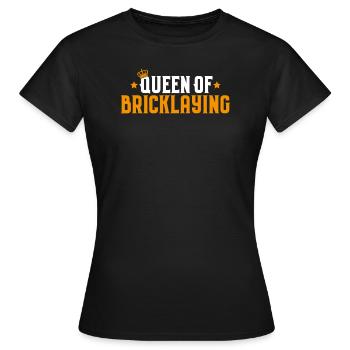 Maître Maçonnerie Maçonnerie Maçon Maçon - T-shirt Femme - noir - Devant - AI Model Female 172 dark (172cm)