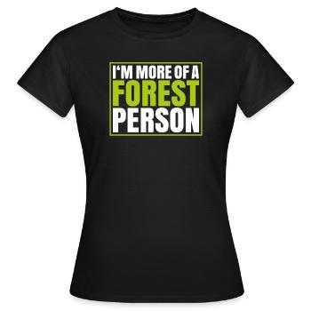 Forester Forestry Forester Forest workers Forest - Women's T-Shirt - black - Front - AI Model Female 172 dark (172cm)