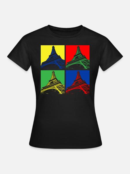 Eiffel tower - Women's T-Shirt - black