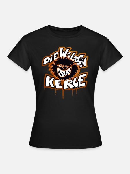 Die Wilden Kerle Logo Tropfen - Frauen T-Shirt - Schwarz