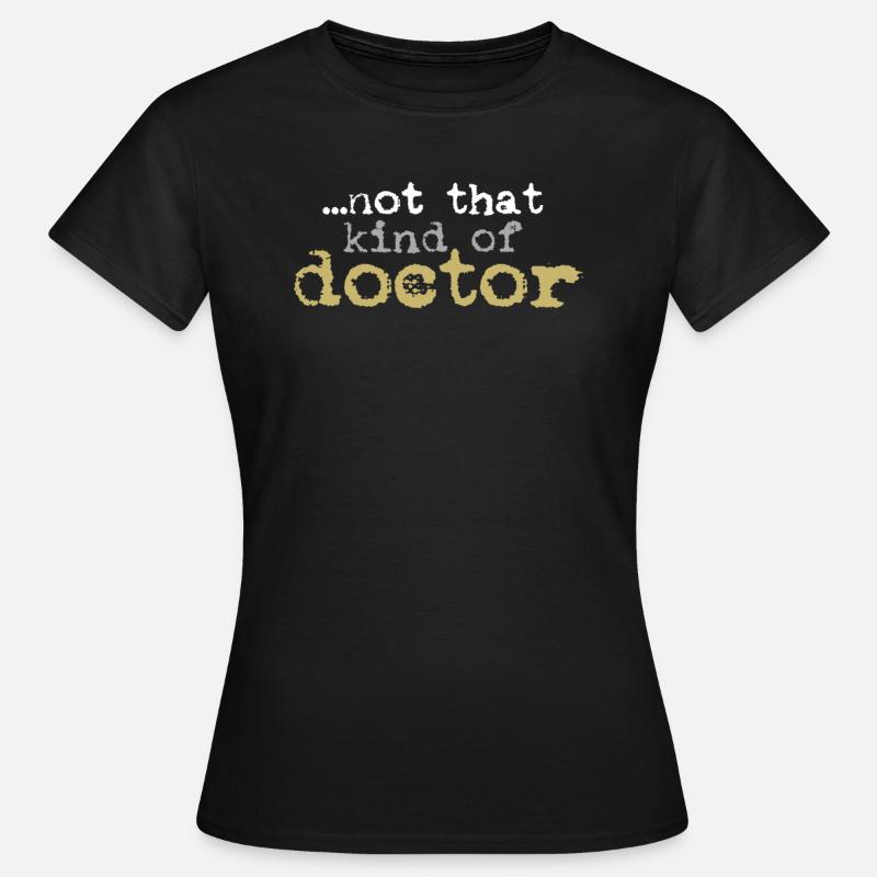 No ese tipo de doctor - T-shirt dam - svart