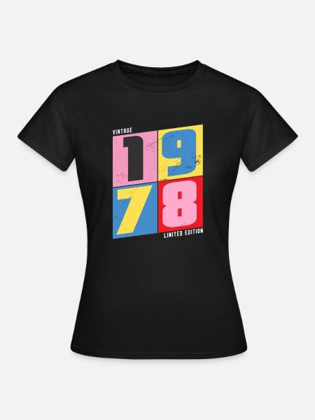 1978 vintage - Frauen T-Shirt - Schwarz