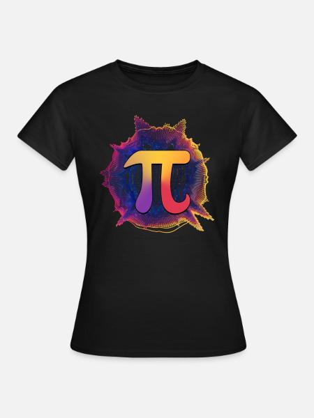 Pi Symbol - Frauen T-Shirt - Schwarz