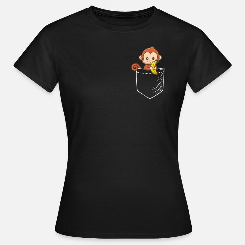 Monkey - Women's T-Shirt - black