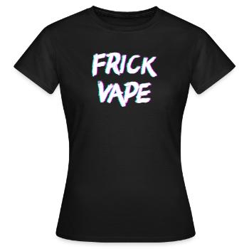 Verr�uschter Vape Vaporwave Anti Vaping Frick Vape - Frauen T-Shirt - Schwarz - Vorne - AI Model Female 172 dark (172cm)