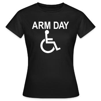 Behinderte Arm Day Behinderte Behinderte Handicap - Frauen T-Shirt - Schwarz - Vorne - AI Model Female 172 dark (172cm)