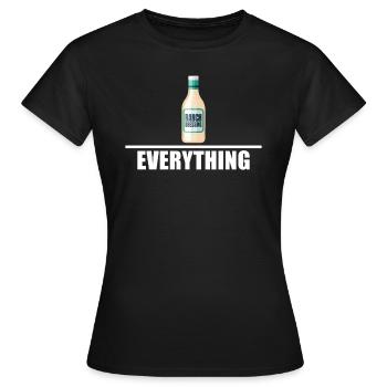 Ranch �ber alles Love Ranch Dressing Ranch - Frauen T-Shirt - Schwarz - Vorne - AI Model Female 172 dark (172cm)
