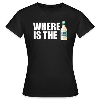 Wo ist die Ranch Love Ranch an der Ranch - Frauen T-Shirt - Schwarz - Vorne - AI Model Female 172 dark (172cm)