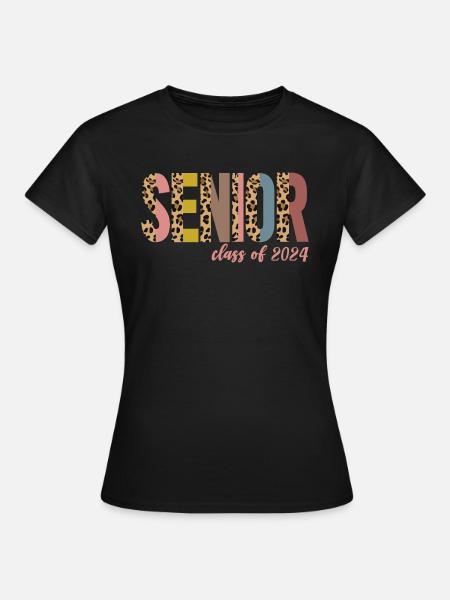 Senior Class von 2024 Senior Abschluss Senior 2024 - Frauen T-Shirt - Schwarz
