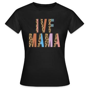 IVF Mama Frauen In -vitro -Befruchtung IVF Mom - Frauen T-Shirt - Schwarz - Vorne - AI Model Female 172 dark (172cm)