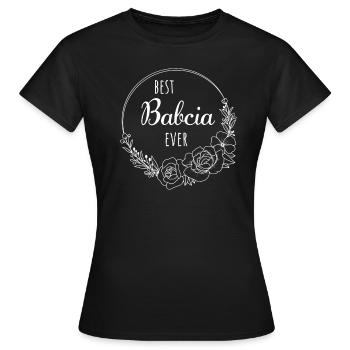 Beste Babcia aller Zeiten polnische Großmutter Fra - Frauen T-Shirt - Schwarz - Vorne - AI Model Female 172 dark (172cm)