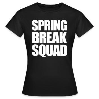 Spring Break Squad Spring Break - Frauen T-Shirt - Schwarz - Vorne - AI Model Female 172 dark (172cm)