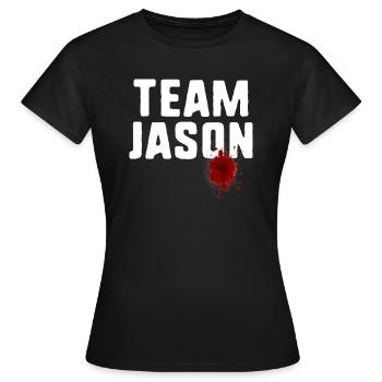 Team Jason - Frauen T-Shirt - Schwarz - Vorne - AI Model Female 172 dark (172cm)