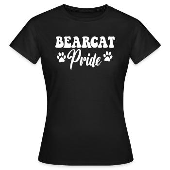 Équipe sportive des Bearcats de l’école secondaire Bearcat Pride - T-shirt Femme - noir - Devant - AI Model Female 172 dark (172cm)