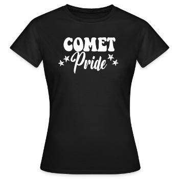 Comet Pride High School Comets Sports Team Com - T-shirt Femme - noir - Devant - AI Model Female 172 dark (172cm)