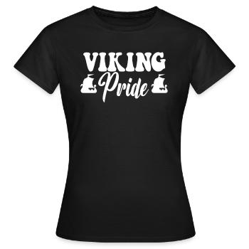 Équipe sportive Vikin de l’école secondaire Viking Pride - T-shirt Femme - noir - Devant - AI Model Female 172 dark (172cm)