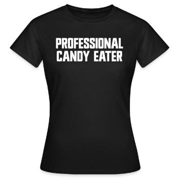 Mangeurs de bonbons professionnels - T-shirt Femme - noir - Devant - AI Model Female 172 dark (172cm)
