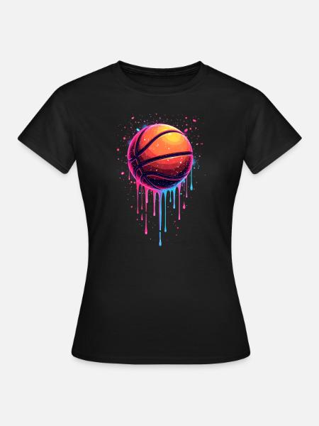 Basketball Basketteur Joueur Boys - T-shirt Femme - noir