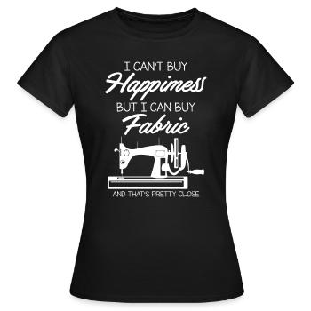 Sewing machine gift seamstress seamstress - Women's T-Shirt - black - Front - AI Model Female 172 dark (172cm)
