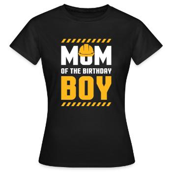 Maman du cadeau de chemise de garçon d’anniversaire - T-shirt Femme - noir - Devant - AI Model Female 172 dark (172cm)