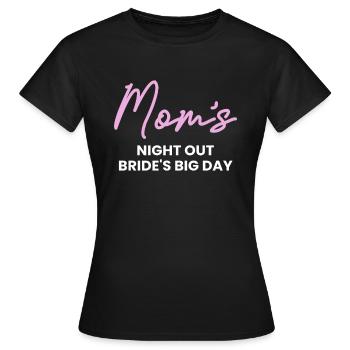 Brides Mom Mother Of The Bride Brautmutter Shirt - Frauen T-Shirt - Schwarz - Vorne - AI Model Female 172 dark (172cm)