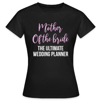 Brides Mom Mother Of The Bride Brautmutter Shirt - Frauen T-Shirt - Schwarz - Vorne - AI Model Female 172 dark (172cm)
