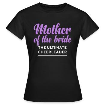Brides Mom Mother Of The Bride Brautmutter Shirt - Frauen T-Shirt - Schwarz - Vorne - AI Model Female 172 dark (172cm)