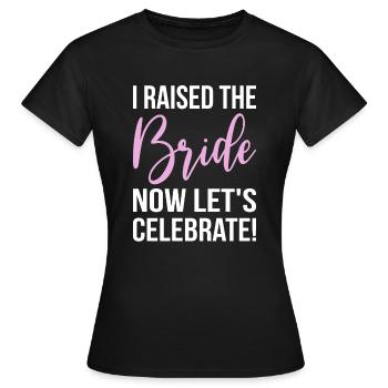 Brides Mom Mother Of The Bride Mutter Der Braut - Women's T-Shirt - black - Front - AI Model Female 172 dark (172cm)