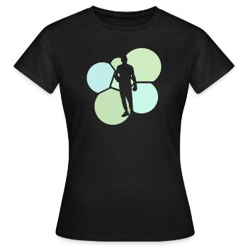 Ring Uppercut Boxing - Frauen T-Shirt - Schwarz - Vorne - AI Model Female 172 dark (172cm)