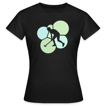 Fieldhockey Hallenhockey Feldhockeyspieler - Frauen T-Shirt - Schwarz - Vorne - AI Model Female 172 dark (172cm)