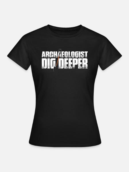 Archéologie os rétro - T-shirt Femme - noir