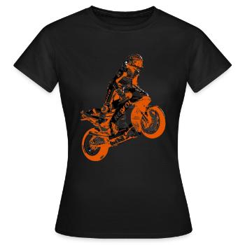 Marc Marquez - Frauen T-Shirt - Schwarz - Vorne - AI Model Female 172 dark (172cm)