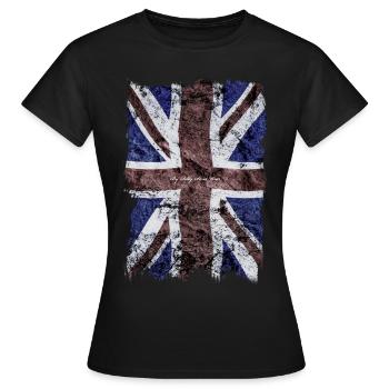 UNITED Kingdom II by Felly Street Wear - T-shirt Femme - noir - Devant - AI Model Female 172 dark (172cm)