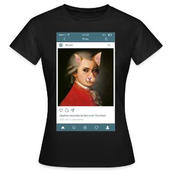 Cool Story "Mozart" - Women's T-Shirt - black - Front - AI Model Female 172 dark (172cm)
