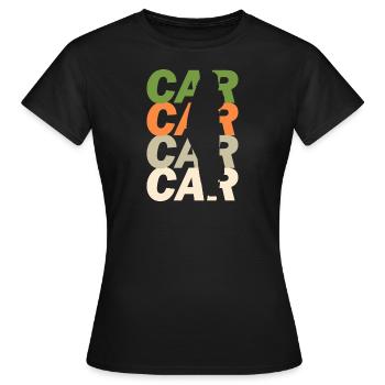 voiture - T-shirt Femme - noir - Devant - AI Model Female 172 dark (172cm)