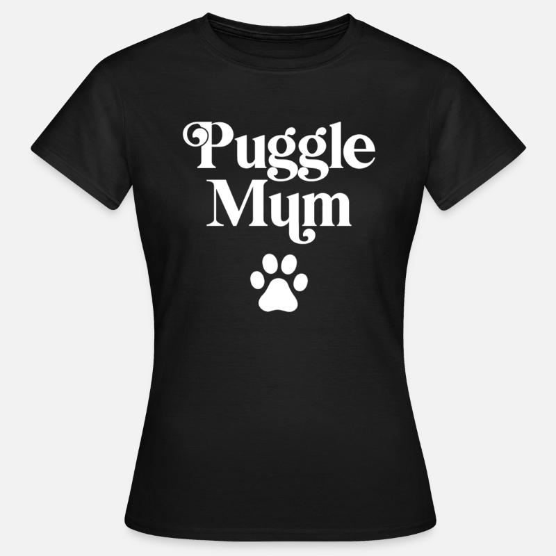 Puggle Mum - Women's T-Shirt - black