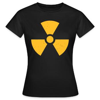 Nuklear - Frauen T-Shirt - Schwarz - Vorne - AI Model Female 172 dark (172cm)