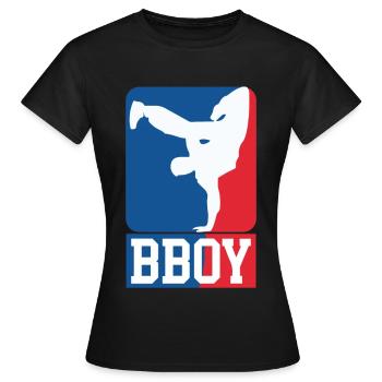 Breakdance B-Boy Streetdance Design Hip Hop Danse - T-shirt Femme - noir - Devant - AI Model Female 172 dark (172cm)