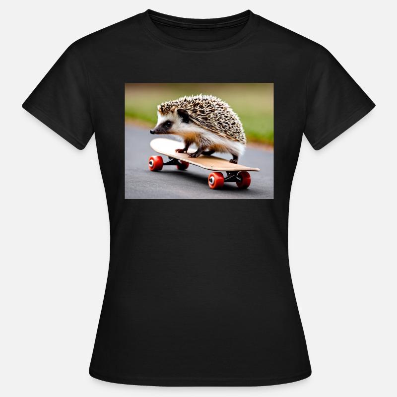 Hedgehog - Women's T-Shirt - black