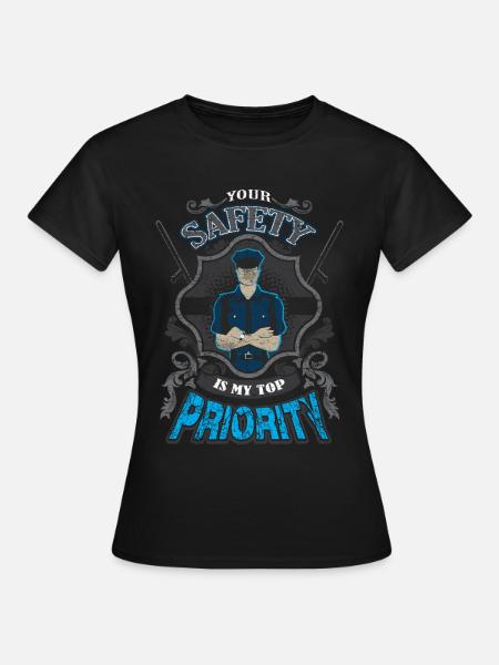 Sicherheitsdienst - Security - Frauen T-Shirt - Schwarz