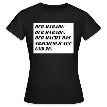 Marabu - Frauen T-Shirt - Schwarz - Vorne - AI Model Female 172 dark (172cm)