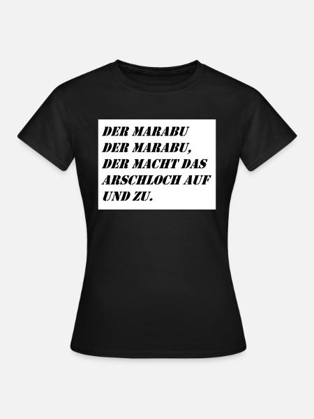 Marabu - Frauen T-Shirt - Schwarz