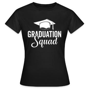 Graduation Squad College Friends School Grad 2022 - Women's T-Shirt - black - Front - AI Model Female 172 dark (172cm)